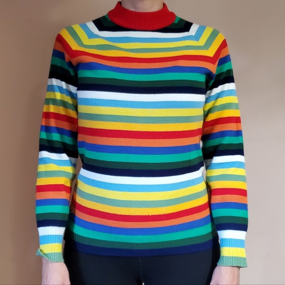 Vintage 70s Striped Sweater